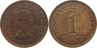 SEYCHELLES CENT Elizabeth II. (1952-2022) -