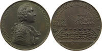 HAUS HABSBURG MEDAILLE Maria Theresia (1740-1780) von Holtzhey, auf das Treffen bei Hagenau und Rhein -