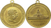 HAUS HABSBURG MEDAILLE FRANZ JOSEPH I. 1848-1916, AUSSTELLUNG 1890 WIEN -