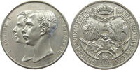 HAUS HABSBURG MEDAILLE FRANZ JOSEPH I. 1848-1916 Seidan Auf die Hochzeit des Kaiserpares -