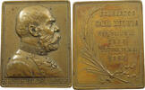 HAUS HABSBURG PLAKETTE Erzherzog Karl Ludwig (1833-1896) -