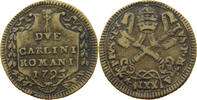 Vatikan 2 Carlini Pius VI. 1775-1799 zeitgenössische Fälschung -