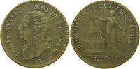 FRANCE JETON LOUIS XVIII. (1814, 1815-1824) FUR DIE GERECHTE SACHEN -