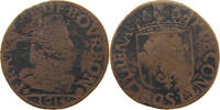 FRANCE CHATEAU RENAUD DOUBLE TOURNOIS Francois de Bourbon-Conti, 1605-1614. -