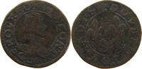 FRANCE DOUBLE TOURNOIS Francois de Bourbon-Conti, 1605-1614. -