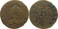 FRANCE CHATEAU RENAUD DOUBLE TOURNOIS Francois de Bourbon-Conti, 1605-1614. -