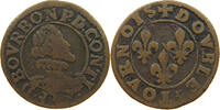 FRANCE CHATEAU RENAUD DOUBLE TOURNOIS Francois de Bourbon-Conti, 1605-1614. -