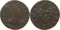 FRANCE CHATEAU RENAUD DOUBLE TOURNOIS Francois de Bourbon-Conti, 1605-1614. -