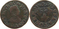 FRANCE CHATEAU RENAUD DOUBLE TOURNOIS Francois de Bourbon-Conti, 1605-1614. -