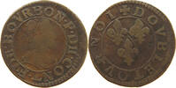 FRANCE CHATEAU RENAUD DOUBLE TOURNOIS Francois de Bourbon-Conti, 1605-1614. -