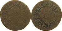 FRANCE CHATEAU RENAUD DOUBLE TOURNOIS Francois de Bourbon-Conti, 1605-1614. -