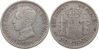 SPAIN 50 CENTIMOS Alfonso XIII. (1886–1941) -