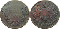INDIA BRITISH 1/2 ANNA WILLIAM IV. (1830-1837) -