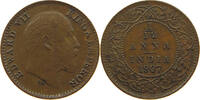 INDIA BRITISH 1/12 ANNA Edward VII., 1901 - 1910 -