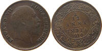 INDIA BRITISH 1/12 ANNA Edward VII., 1901 - 1910 -