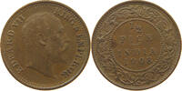 INDIA BRITISH 1/2 PICE Edward VII., 1901 - 1910 -