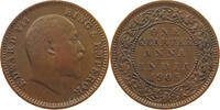 INDIA BRITISH 1/4 ANNA Edward VII., 1901 - 1910 -