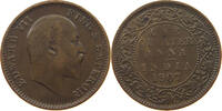 INDIA BRITISH 1/4 ANNA Edward VII., 1901 - 1910 -