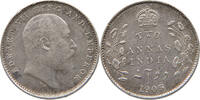 INDIA BRITISH 2 ANNAS Edward VII., 1901 - 1910 -