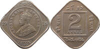 INDIA BRITISH 2 ANNAS George V. (1910-1936) -