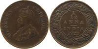 INDIA BRITISH 1/12 ANNA George V. (1910-1936) -