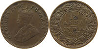 INDIA BRITISH 1/12 ANNA George V. (1910-1936) -
