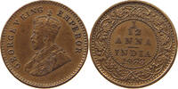 INDIA BRITISH 1/12 ANNA George V. (1910-1936) -