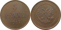 FINLAND 5 PENNIÄ Nikolaus II. (1894-1917) -