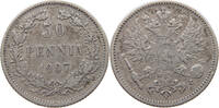 FINLAND 50 PENNIÄ Nikolaus II. (1894-1917) -