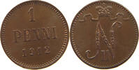 FINLAND Nikolaus II. (1894-1917) PENNI 1912 VZ
