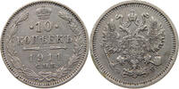 Russland Nikolaus II. (1894-1917) 10 Kopeken 1911 ss