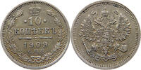 Russland Nikolaus II. (1894-1917) 10 Kopeken 1909 ss