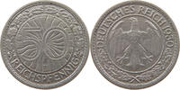 50 PFENNIG 1930 J WEIMARER REPUBLIK  SS
