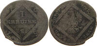 BRANDENBURG ANSBACH KREUZER Christian Friedrich Karl Alexander, 1757-1791 -