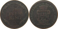 BRANDENBURG ANSBACH PFENNIG Christian Friedrich Karl Alexander, 1757-1791 -
