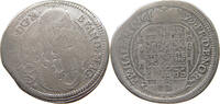 BRANDENBURG ANSBACH 1/6 TALER Johann Friedrich, 1667-1686 -