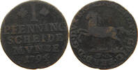 BRAUNSCHWEIG WOLFENBÜTTEL PFENNIG Karl Wilhelm Ferdinand 1780-1806 -