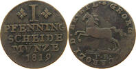 BRAUNSCHWEIG WOLFENBÜTTEL PFENNIG Karl 1815-1830 -