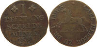BRAUNSCHWEIG WOLFENBÜTTEL PFENNIG Karl 1815-1830. -