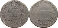 BRAUNSCHWEIG WOLFENBÜTTEL 1/12 TALER Karl Wilhelm Ferdinand 1780-1806. -