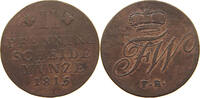 BRAUNSCHWEIG WOLFENBÜTTEL 2 PFENNIG Friedrich Wilhelm 1806-1815 ERROR - 5 OVER 8 ON DATE -