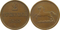BRAUNSCHWEIG WOLFENBÜTTEL 2 PFENNIG Wilhelm 1831-1884 -