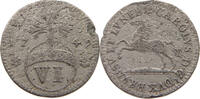 BRAUNSCHWEIG WOLFENBÜTTEL 6 PFENNIG Karl I. 1735-1780. -