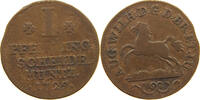 BRAUNSCHWEIG WOLFENBÜTTEL PFENNIG August Wilhelm 1714-1731 -