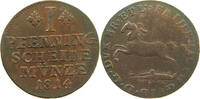 BRAUNSCHWEIG WOLFENBÜTTEL PFENNIG Friedrich Wilhelm 1806-1815. -