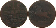 BRAUNSCHWEIG WOLFENBÜTTEL PFENNIG Friedrich Wilhelm 1806-1815. -
