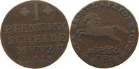 BRAUNSCHWEIG WOLFENBÜTTEL PFENNIG Friedrich Wilhelm 1806-1815. -