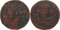 HESSEN KASSEL HELLER Wilhelm VIII. 1751-1760. -