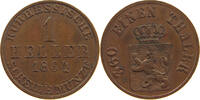 HESSEN KASSEL HELLER Friedrich Wilhelm I. 1847-1866 -