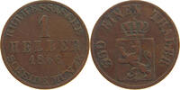 HESSEN KASSEL HELLER Friedrich Wilhelm I. 1847-1866. -